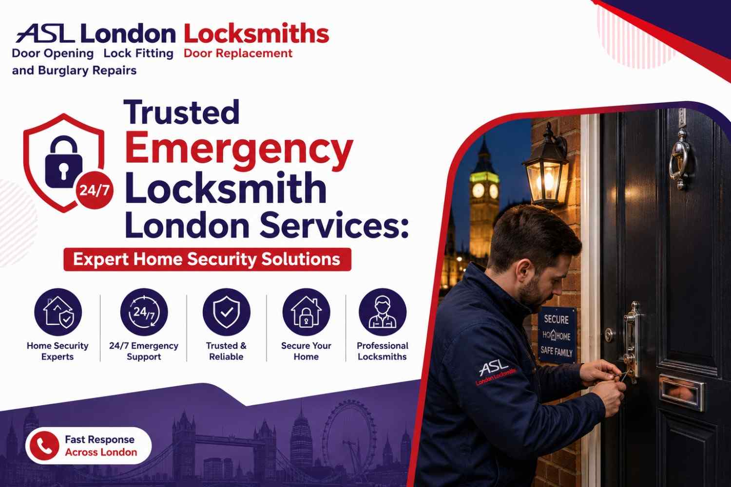 Trusted Emergency Locksmith London Services