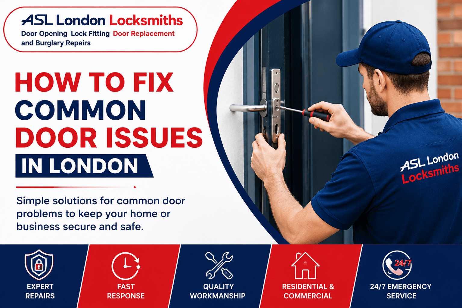 How to Fix Common Door Issues in London